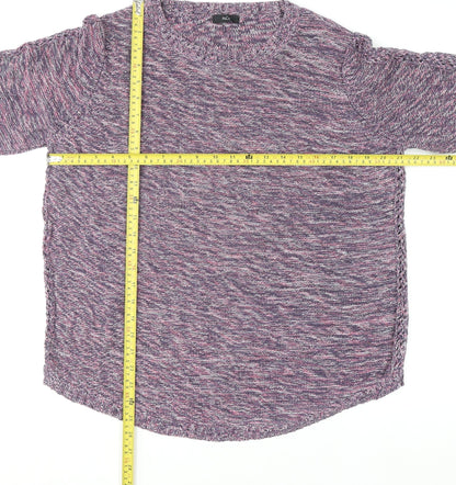 Womens UK Size 10 M&Co Multicoloured Pullover Jumper