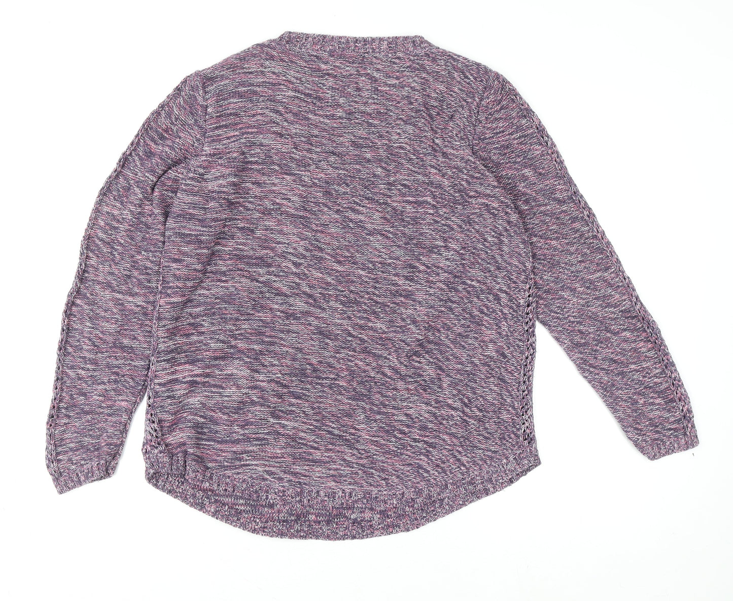Womens UK Size 10 M&Co Multicoloured Pullover Jumper