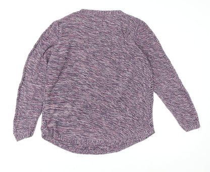 Womens UK Size 10 M&Co Multicoloured Pullover Jumper