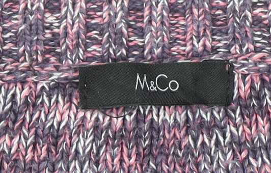 Womens UK Size 10 M&Co Multicoloured Pullover Jumper