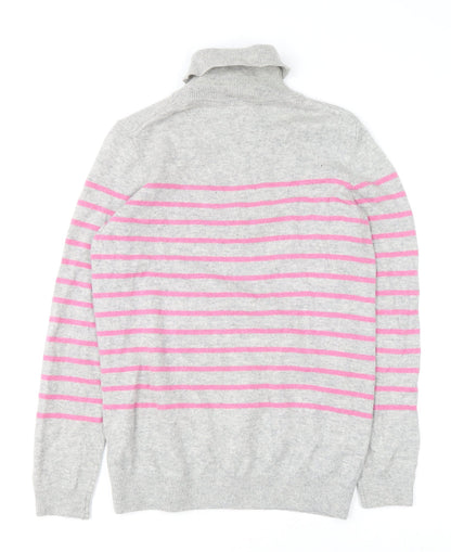 Womens UK Size 10 Crew Clothing Company Grey Pullover Jumper