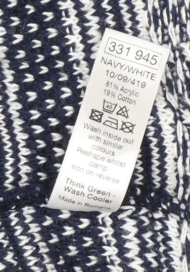 Womens UK Size 16 Marks and Spencer Blue Cardigan Jumper