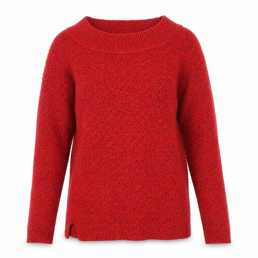 Womens UK Size 8 M&Co Red Pullover Jumper