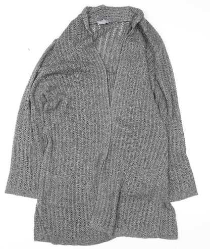 Womens UK Size L Marks and Spencer Grey Cardigan Jumper