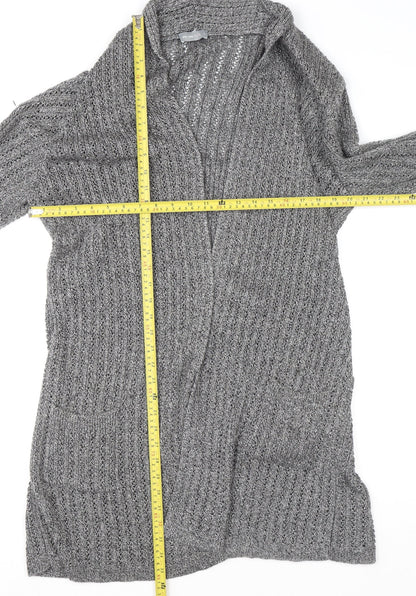 Womens UK Size L Marks and Spencer Grey Cardigan Jumper