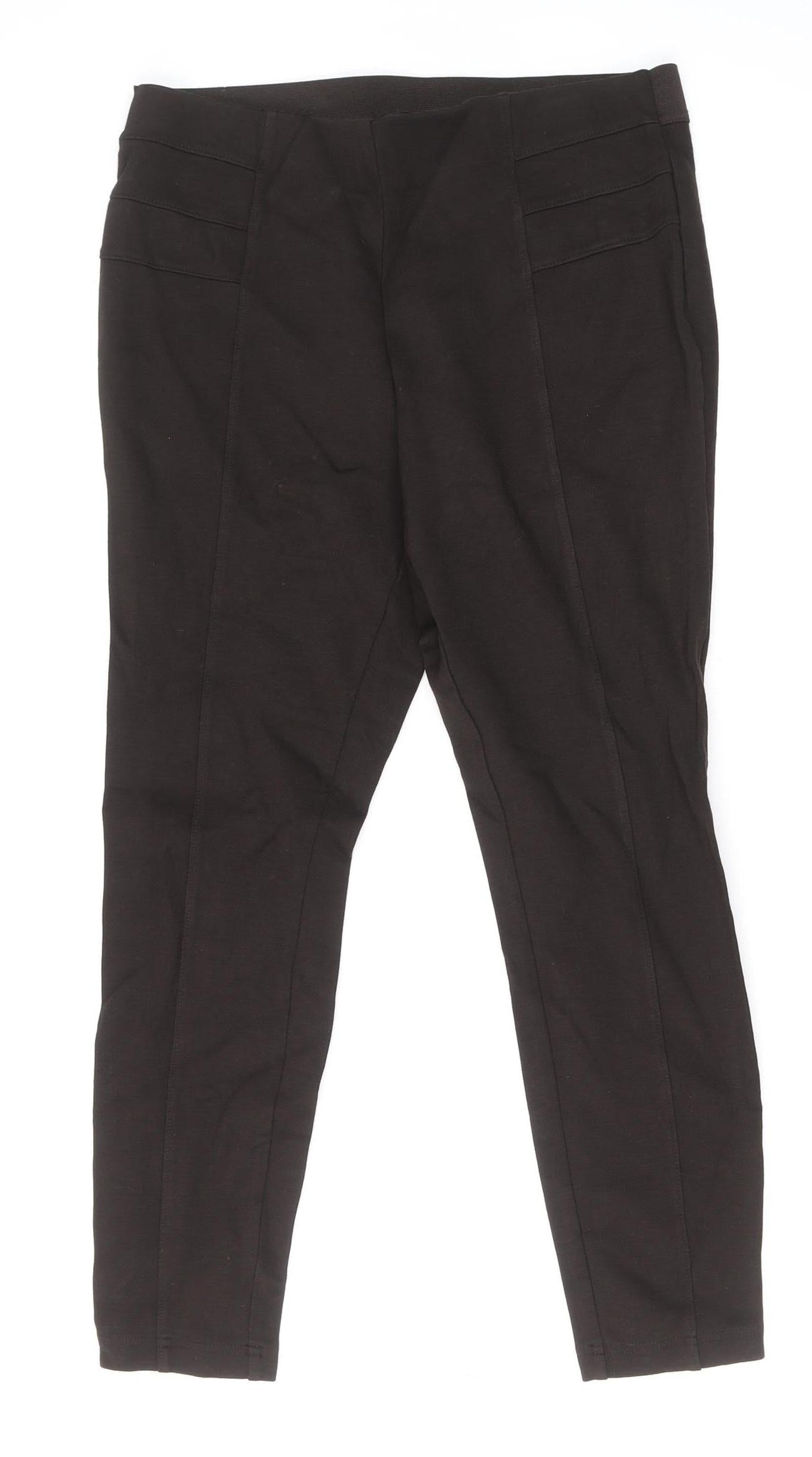 Womens UK Size M Dunnes  Ankle Black Leggings