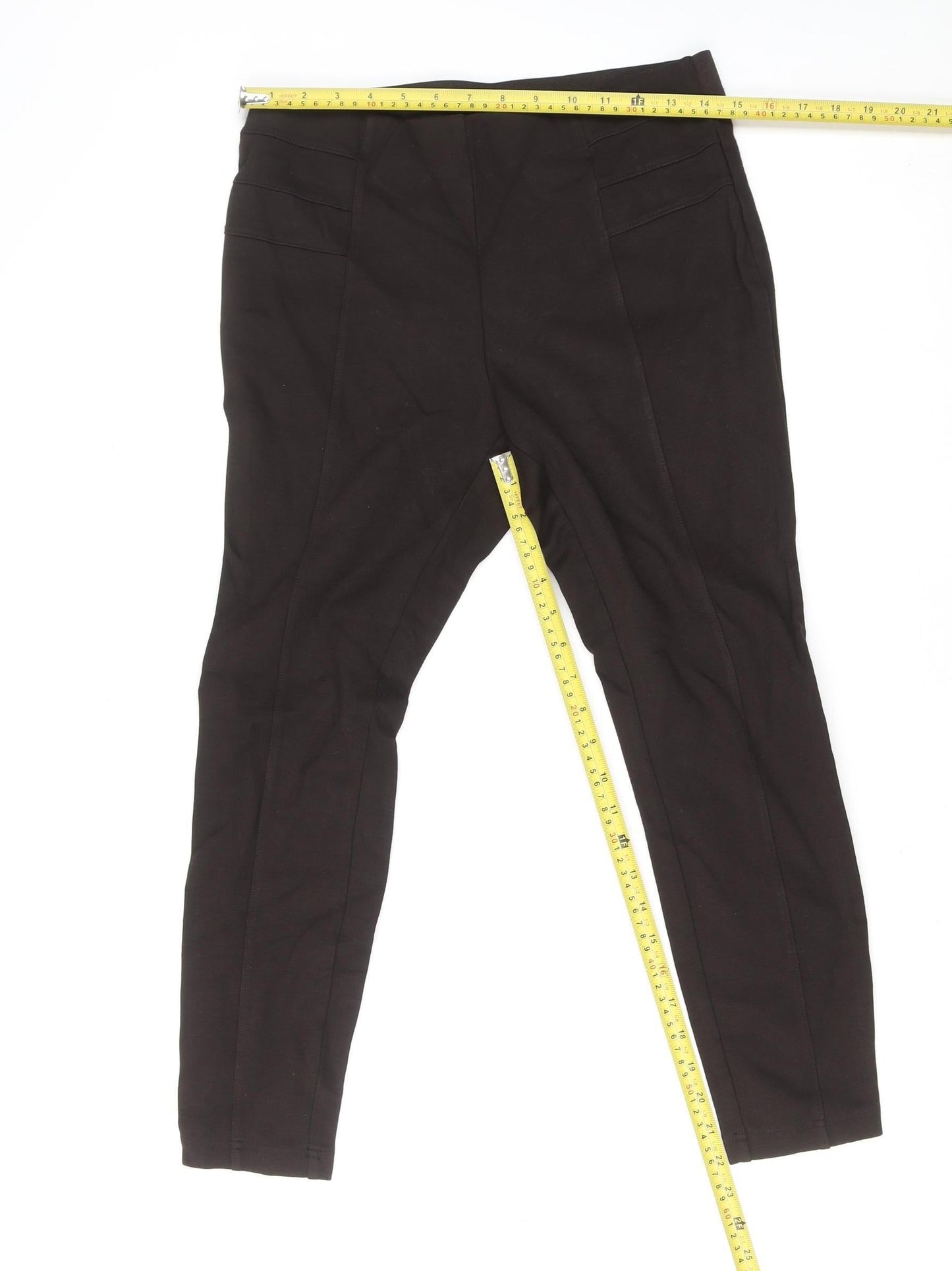 Womens UK Size M Dunnes  Ankle Black Leggings