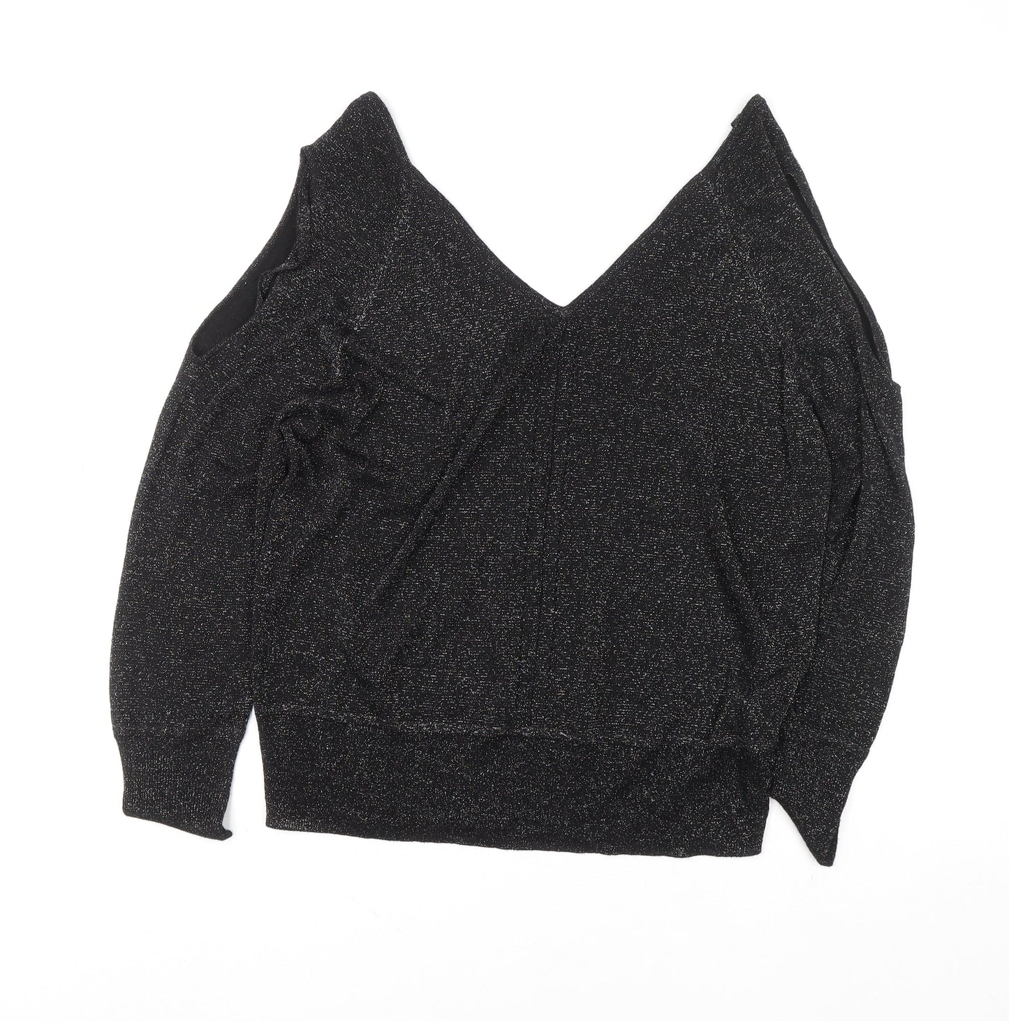 Womens UK Size 14 NEXT Black Camisole Blouse