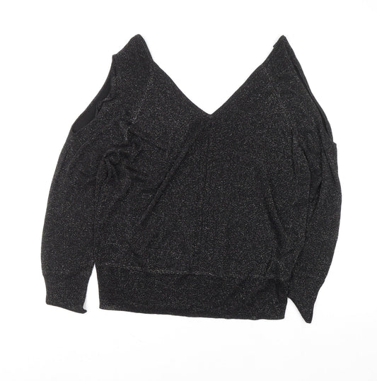 Womens UK Size 14 NEXT Black Camisole Blouse