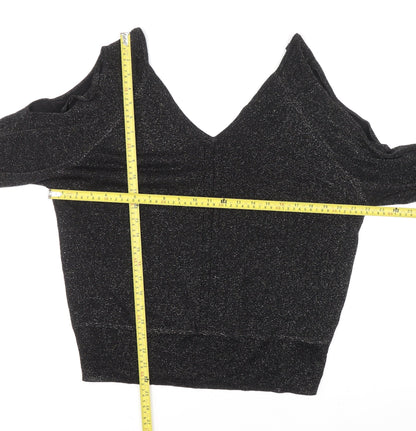 Womens UK Size 14 NEXT Black Camisole Blouse