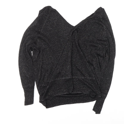Womens UK Size 14 NEXT Black Camisole Blouse