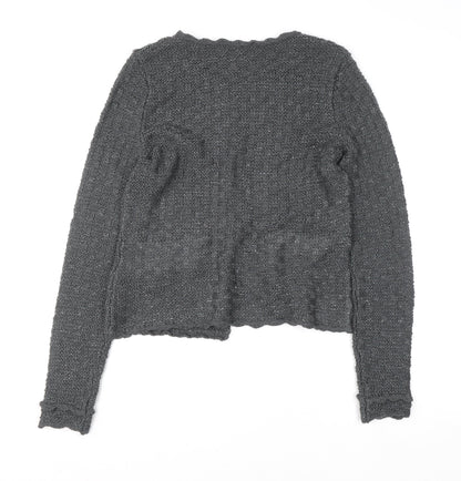 Womens UK Size 14/16 ANNE WEYBURN Grey Cardigan Jumper