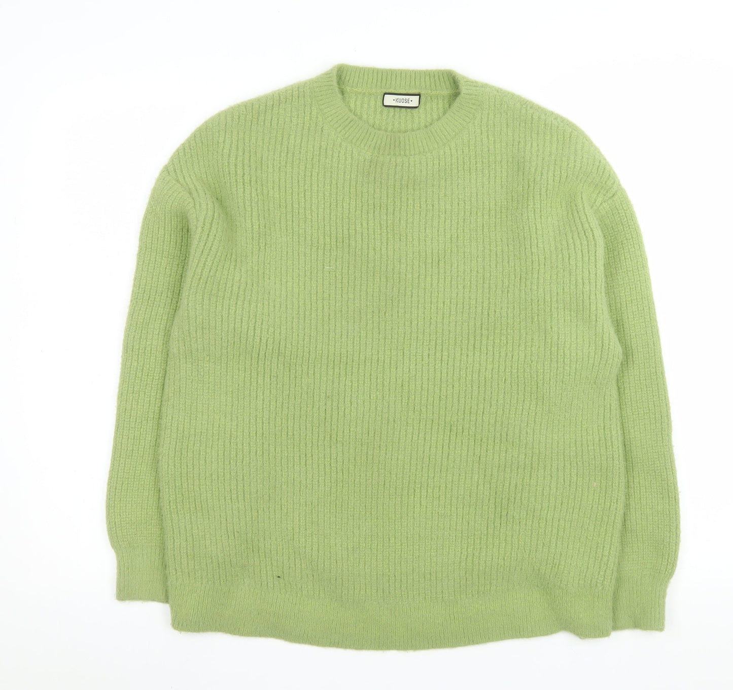 Womens UK Size S KUOSE Green Pullover Jumper