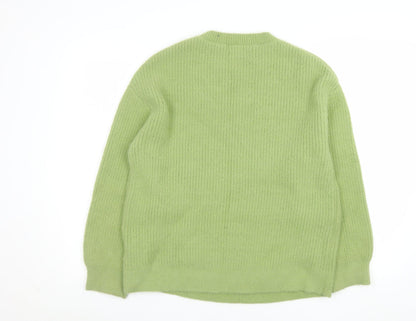 Womens UK Size S KUOSE Green Pullover Jumper