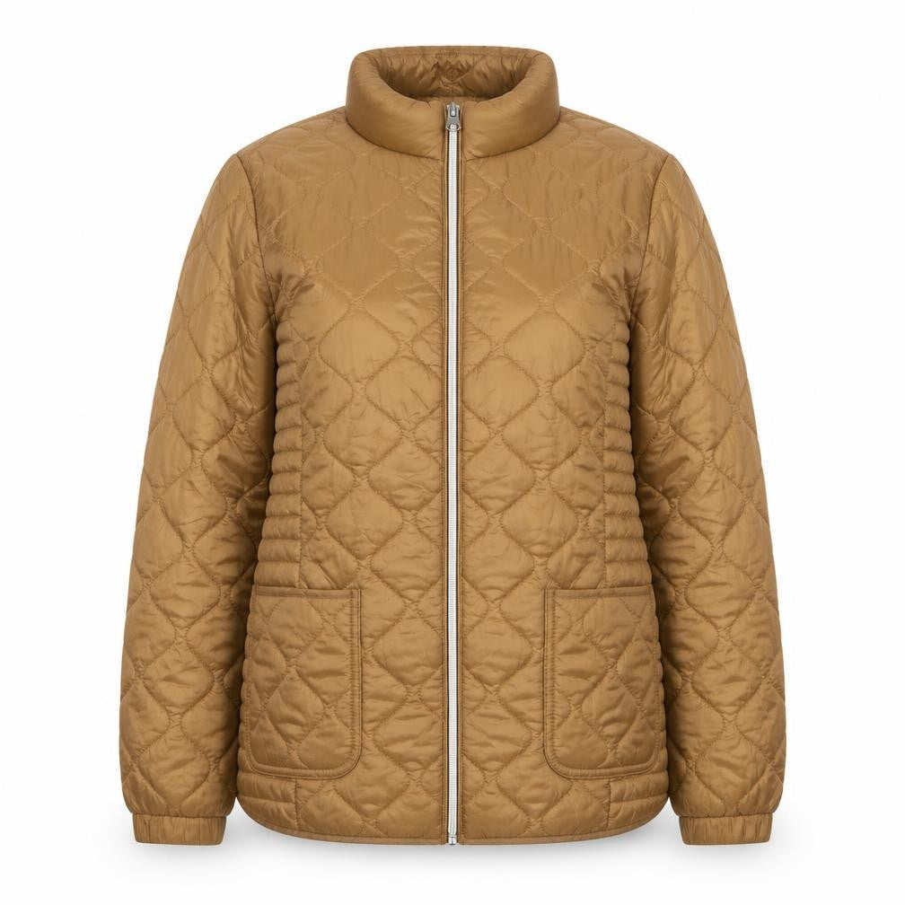 Womens UK Size 14 NEXT Brown Quilted Coat