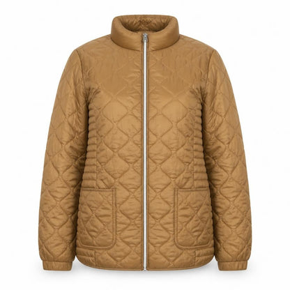 Womens UK Size 14 NEXT Brown Quilted Coat