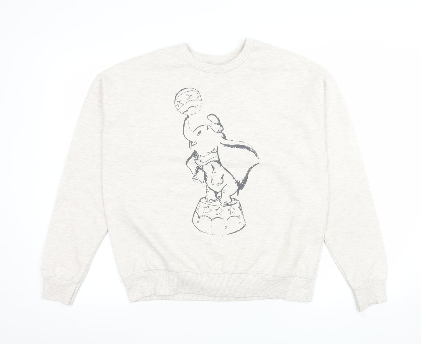 Womens UK Size S Disney Beige Pullover Sweatshirt
