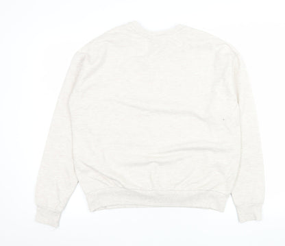 Womens UK Size S Disney Beige Pullover Sweatshirt