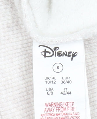 Womens UK Size S Disney Beige Pullover Sweatshirt