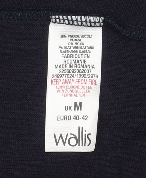 Womens UK Size M Wallis Blue Basic Jacket