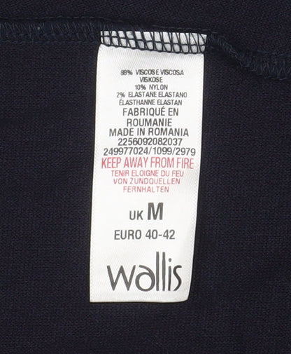 Womens UK Size M Wallis Blue Basic Jacket