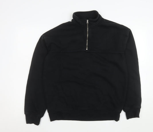 Mens UK Size S FOREVER 21 Black Pullover Sweatshirt