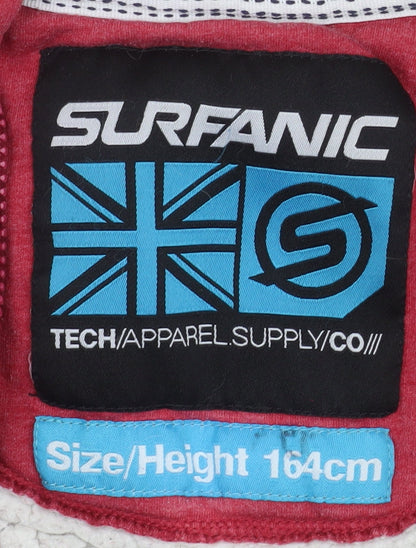 Boys UK Size 164 Surfanic Red Basic Jacket