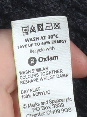 Mens UK Size L Marks and Spencer Black Basic Jacket