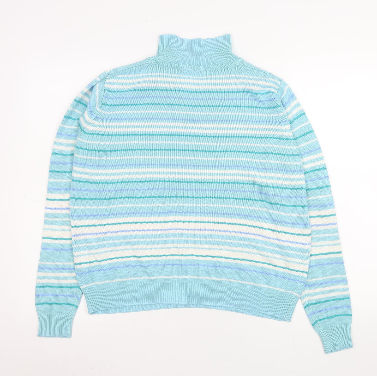 Womens UK Size M EWM Blue Pullover Jumper