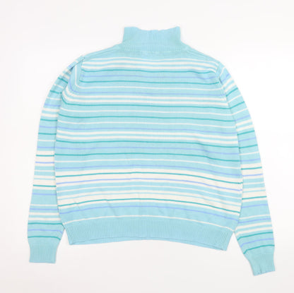 Womens UK Size M EWM Blue Pullover Jumper