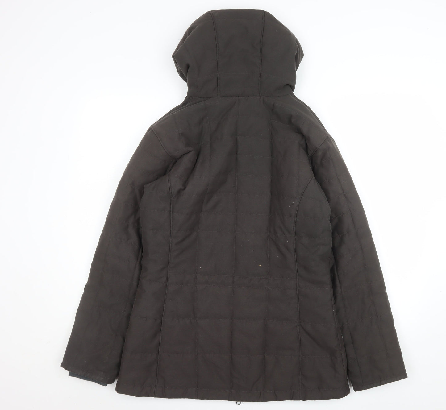 Womens UK Size M Columbia Brown Puffer Jacket