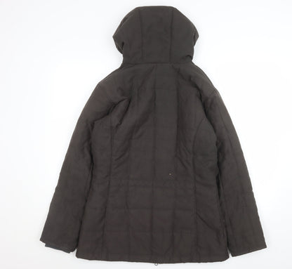 Womens UK Size M Columbia Brown Puffer Jacket