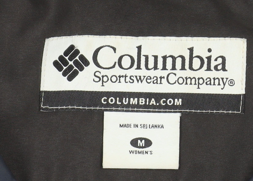 Womens UK Size M Columbia Brown Puffer Jacket