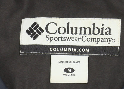 Womens UK Size M Columbia Brown Puffer Jacket