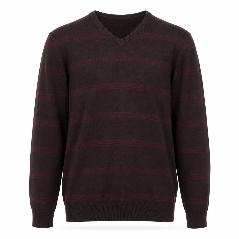 Mens UK Size L Marks and Spencer Brown Pullover Jumper
