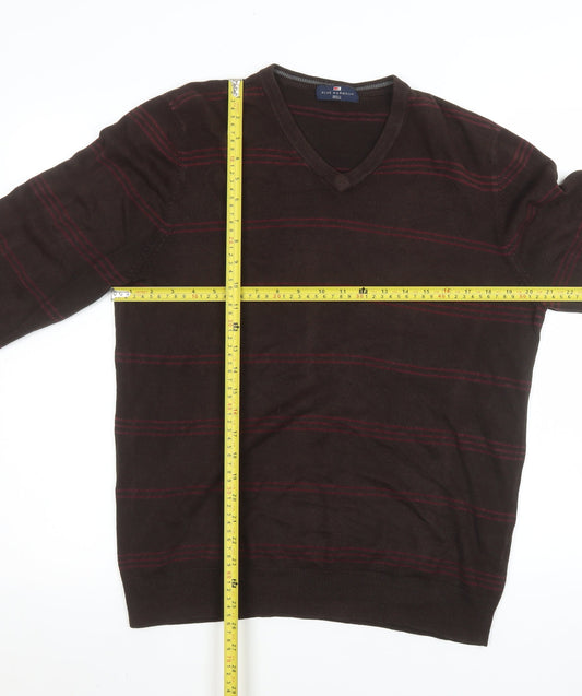 Mens UK Size L Marks and Spencer Brown Pullover Jumper