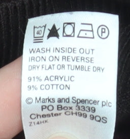 Mens UK Size L Marks and Spencer Brown Pullover Jumper