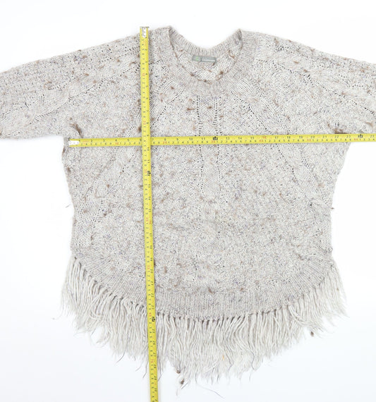 Womens UK Size 14 Marks and Spencer Beige Pullover Jumper