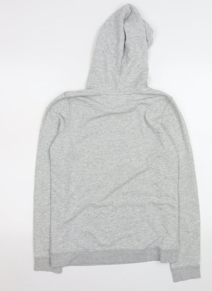 Womens UK Size S ROXY Grey Pullover Hoodie