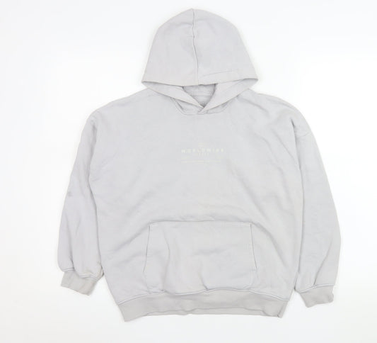 Boys UK Size 11-12 Years Marks and Spencer Grey Pullover Hoodie