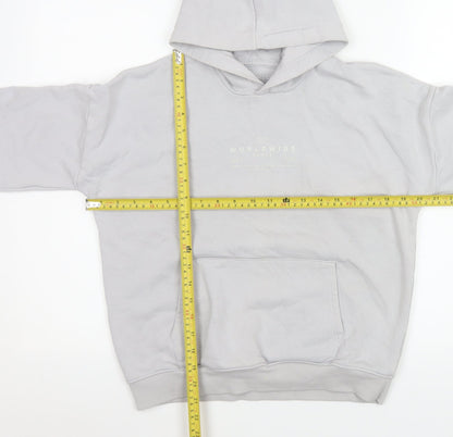 Boys UK Size 11-12 Years Marks and Spencer Grey Pullover Hoodie