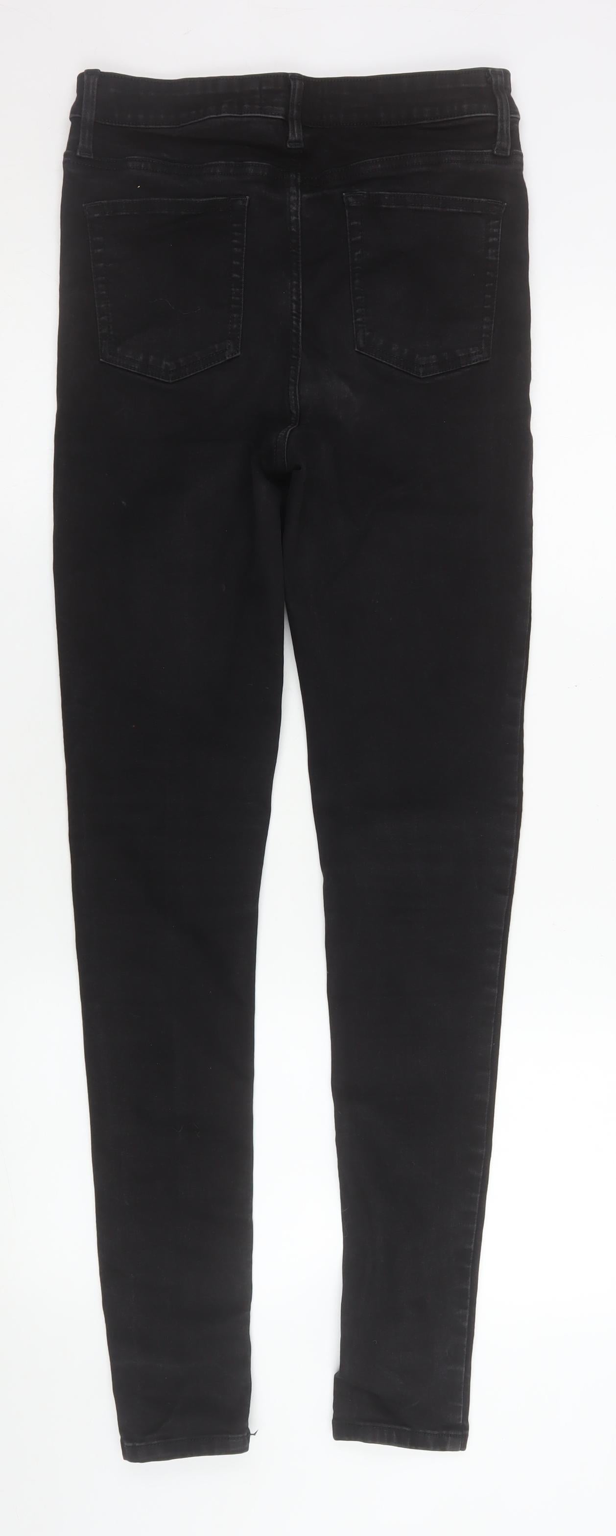 Womens UK Size 30 ASOS Slim Fit Skinny Black Jeans
