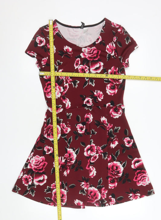 Womens UK Size 12 H&M Fit & Flare Dress