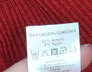 Womens UK Size M Bonmarché Red Pullover Jumper