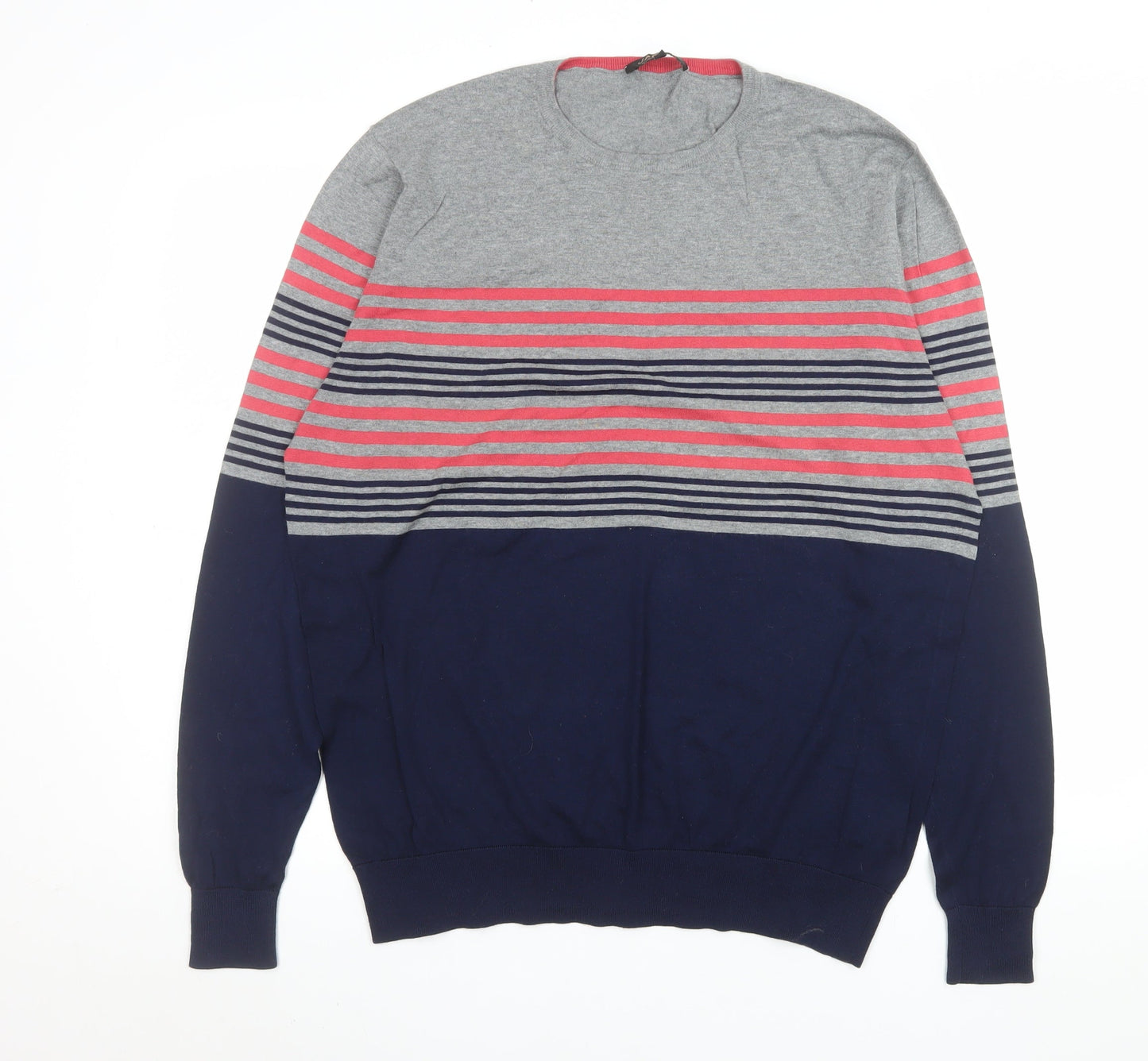 Womens UK Size L Jaeger Multicoloured Pullover Jumper