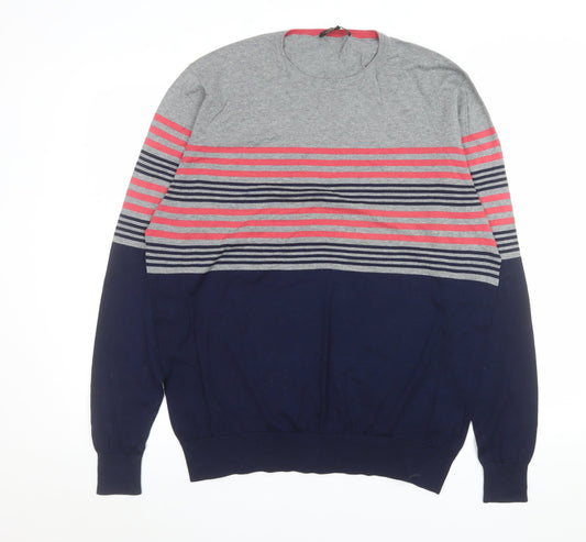 Womens UK Size L Jaeger Multicoloured Pullover Jumper