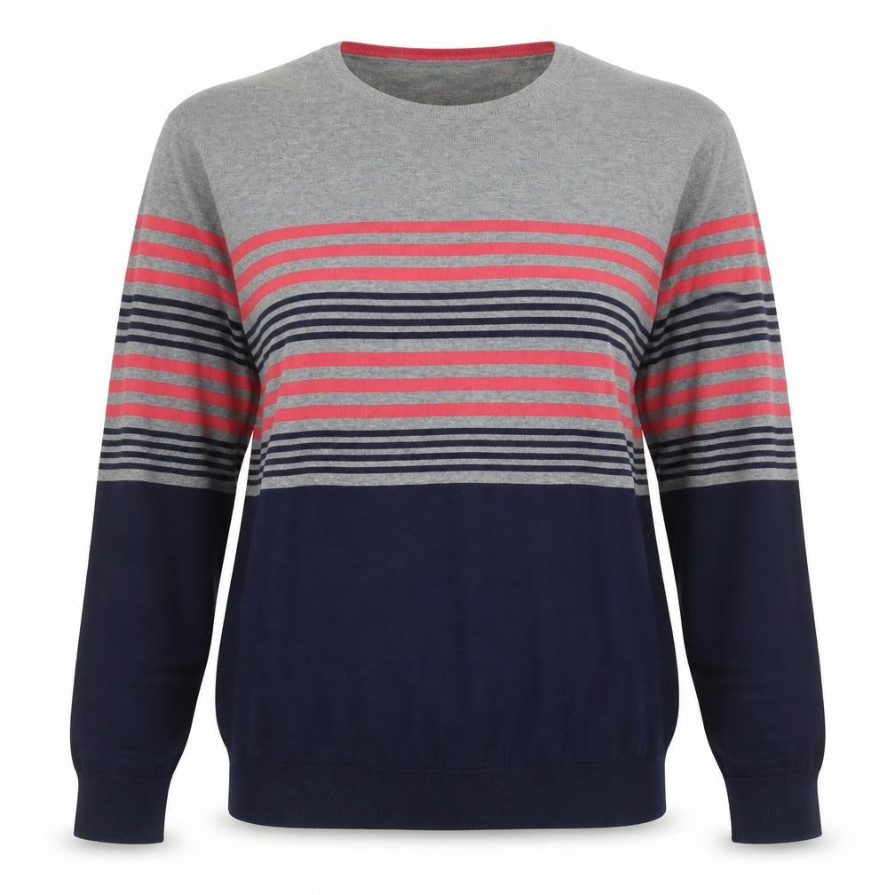Womens UK Size L Jaeger Multicoloured Pullover Jumper