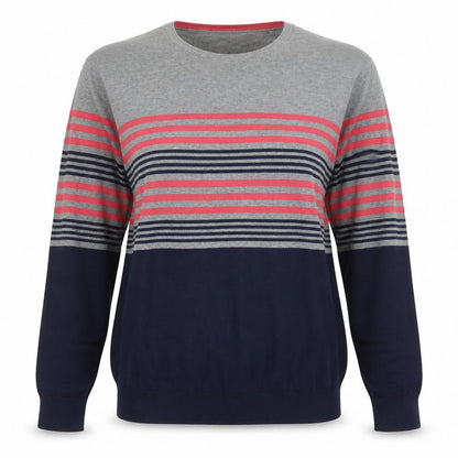 Womens UK Size L Jaeger Multicoloured Pullover Jumper
