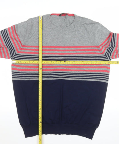 Womens UK Size L Jaeger Multicoloured Pullover Jumper