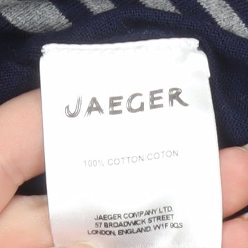 Womens UK Size L Jaeger Multicoloured Pullover Jumper